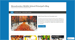 Desktop Screenshot of messalonskeemiddle.wordpress.com