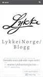Mobile Screenshot of lykkeinorge.wordpress.com