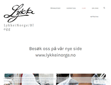 Tablet Screenshot of lykkeinorge.wordpress.com