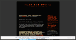 Desktop Screenshot of fearthedunya.wordpress.com