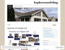 Tablet Screenshot of kopkeremodeling.wordpress.com