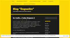 Desktop Screenshot of enguatire.wordpress.com