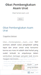 Mobile Screenshot of obatpembengkakanasamurat.wordpress.com