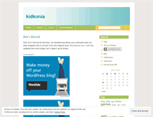 Tablet Screenshot of kidkonia.wordpress.com