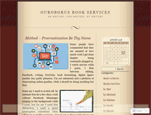 Tablet Screenshot of ouroborusbookservices.wordpress.com