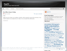 Tablet Screenshot of eng101mwf.wordpress.com