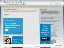 Tablet Screenshot of prinsippvitser.wordpress.com
