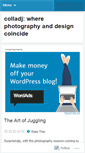 Mobile Screenshot of colladj.wordpress.com