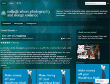 Tablet Screenshot of colladj.wordpress.com