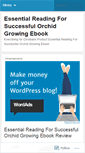 Mobile Screenshot of blogessentialreading.wordpress.com