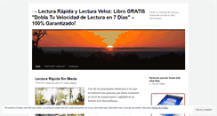 Desktop Screenshot of lecturaveloz7.wordpress.com