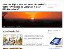 Tablet Screenshot of lecturaveloz7.wordpress.com