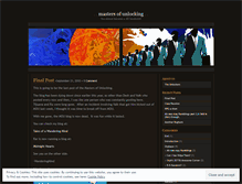 Tablet Screenshot of mastersofunlocking.wordpress.com