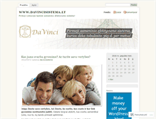 Tablet Screenshot of davincisistema.wordpress.com
