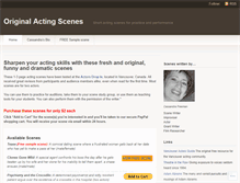 Tablet Screenshot of originalactingscenes.wordpress.com