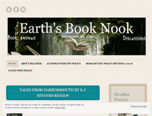 Tablet Screenshot of earthsbooknook.wordpress.com
