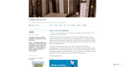 Desktop Screenshot of clubedolivro.wordpress.com