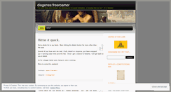 Desktop Screenshot of diogenesfreeholder.wordpress.com