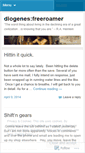 Mobile Screenshot of diogenesfreeholder.wordpress.com