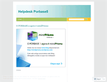 Tablet Screenshot of helpdeskporbase5.wordpress.com