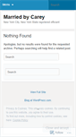 Mobile Screenshot of marriedbycarey.wordpress.com