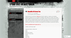 Desktop Screenshot of 17daydietinaustralia.wordpress.com