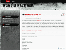 Tablet Screenshot of 17daydietinaustralia.wordpress.com