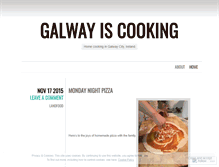 Tablet Screenshot of galwayiscooking.wordpress.com