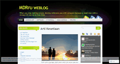 Desktop Screenshot of mdrfu.wordpress.com