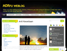 Tablet Screenshot of mdrfu.wordpress.com