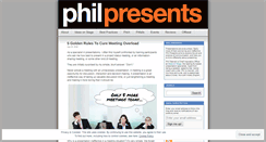 Desktop Screenshot of philpresents.wordpress.com