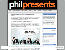 Tablet Screenshot of philpresents.wordpress.com