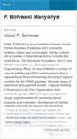 Mobile Screenshot of pbohwasi.wordpress.com