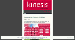 Desktop Screenshot of kinesismarketing.wordpress.com