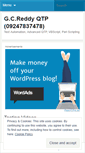 Mobile Screenshot of gcreddy.wordpress.com