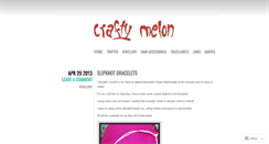 Desktop Screenshot of craftymelon.wordpress.com