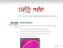 Tablet Screenshot of craftymelon.wordpress.com