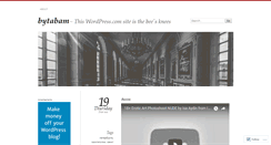 Desktop Screenshot of bytabam.wordpress.com