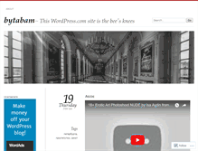 Tablet Screenshot of bytabam.wordpress.com