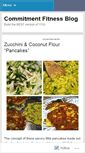 Mobile Screenshot of commitmentfitness.wordpress.com