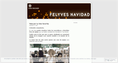 Desktop Screenshot of felyvesnavidad.wordpress.com