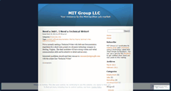 Desktop Screenshot of mitgroupllc.wordpress.com