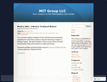 Tablet Screenshot of mitgroupllc.wordpress.com