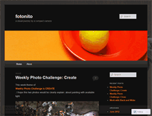 Tablet Screenshot of fotonito.wordpress.com