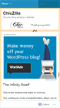 Mobile Screenshot of chiczilla.wordpress.com