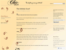 Tablet Screenshot of chiczilla.wordpress.com