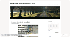 Desktop Screenshot of leveacristo.wordpress.com
