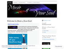 Tablet Screenshot of music4yoursoul1.wordpress.com