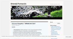 Desktop Screenshot of orienta2formacion.wordpress.com