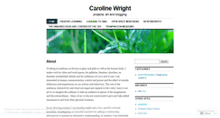 Desktop Screenshot of carolinejwright.wordpress.com